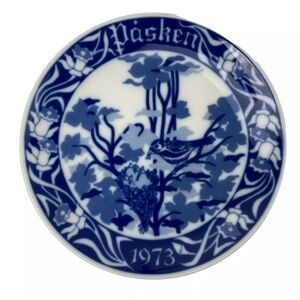 Vintage Porsgrund Norway 1973 Easter Plate